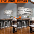 Upgrade Your 20x10 Inches 'New Home Sign' (Style 3) Canvas To 48x24 Inches