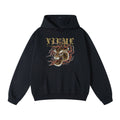 Hawaiian Hoodie For Men Tiger Strength Print Hoodie
