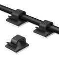 50-Pieces: Cable Clips, Adhesive Cable Organizer Cord Holder