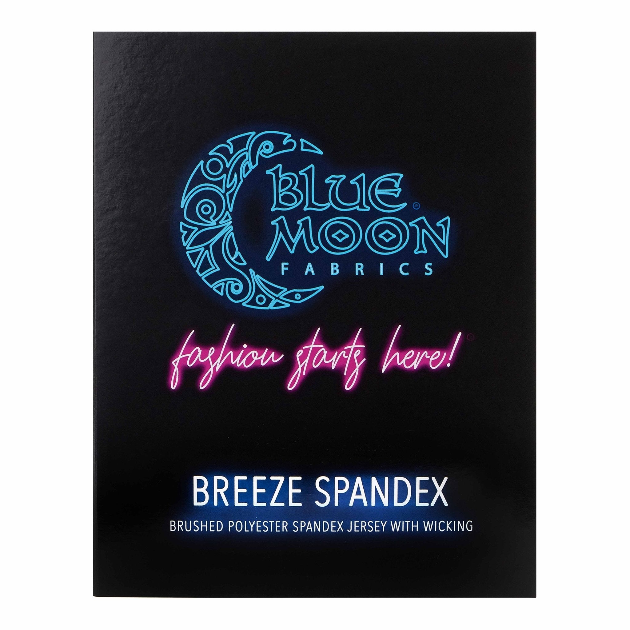 Breeze Spandex Jersey with Wicking Color Card | Blue Moon Fabrics