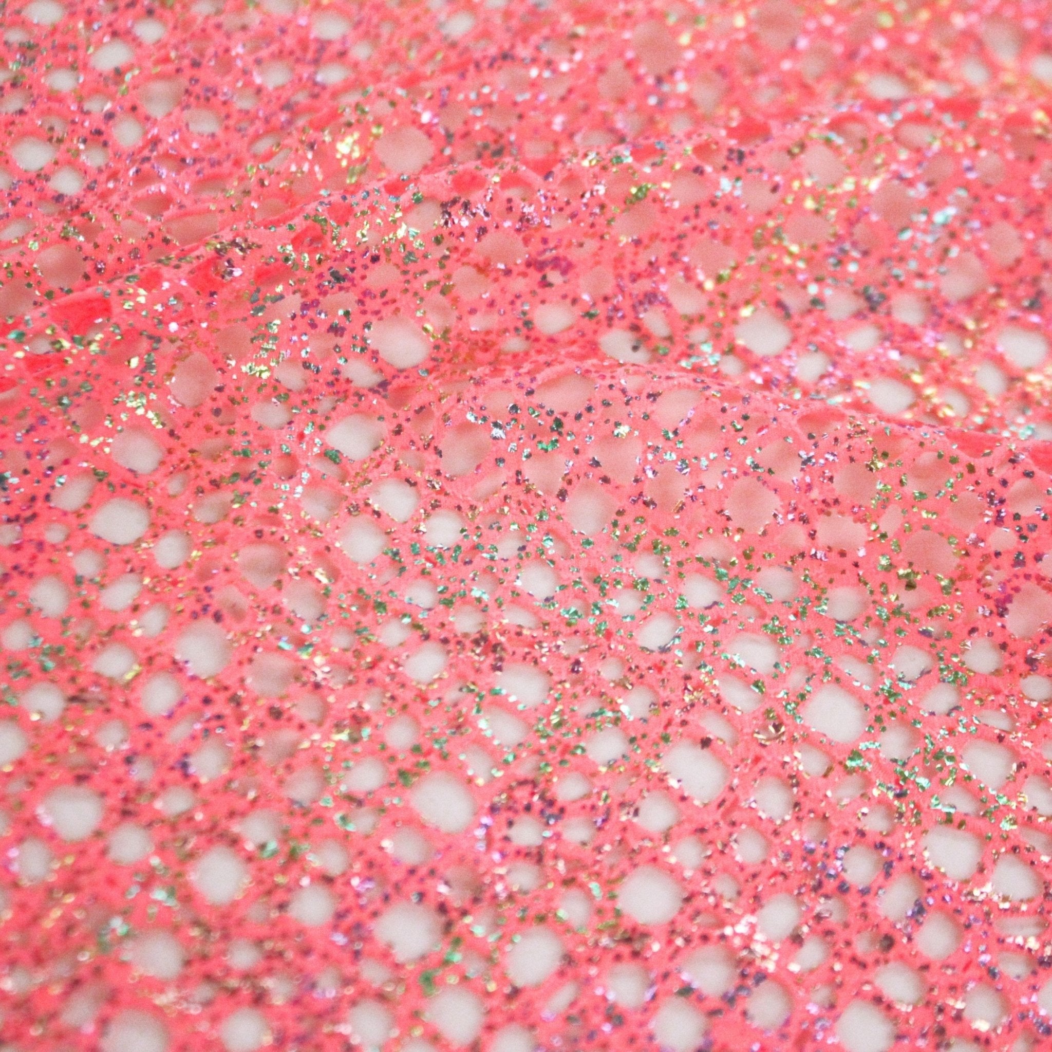Centerstage Foiled Stretch Netting | Blue Moon Fabrics