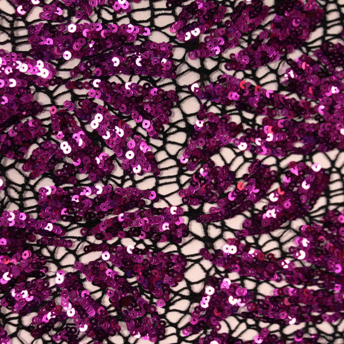 Cluster Lace Sequin Fabric | Blue Moon Fabrics