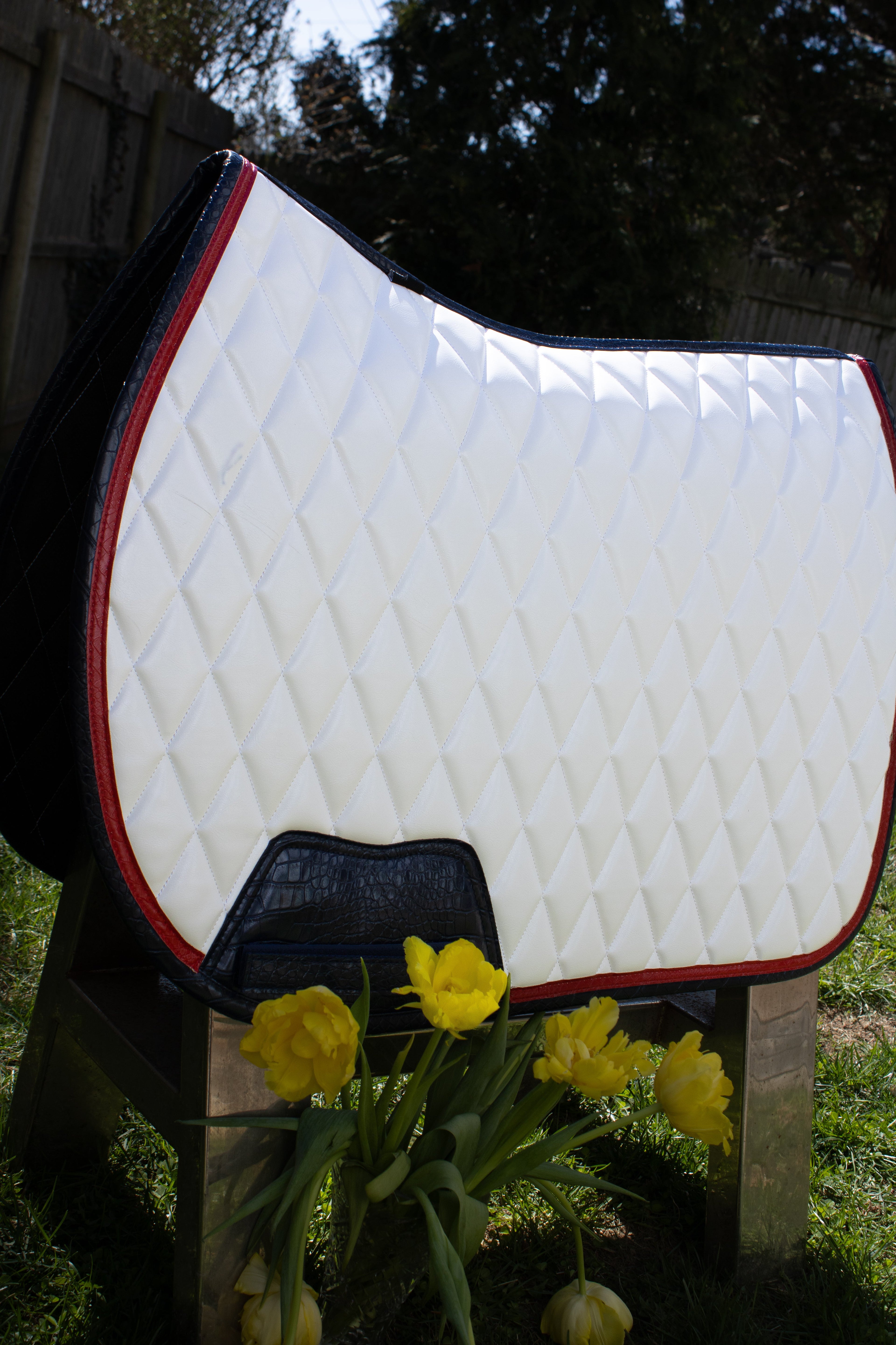 Jump Saddle Pad | White