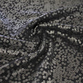 Flipside Foil Printed Superflex Heavy Compression Spandex Fabric | Blue Moon Fabrics
