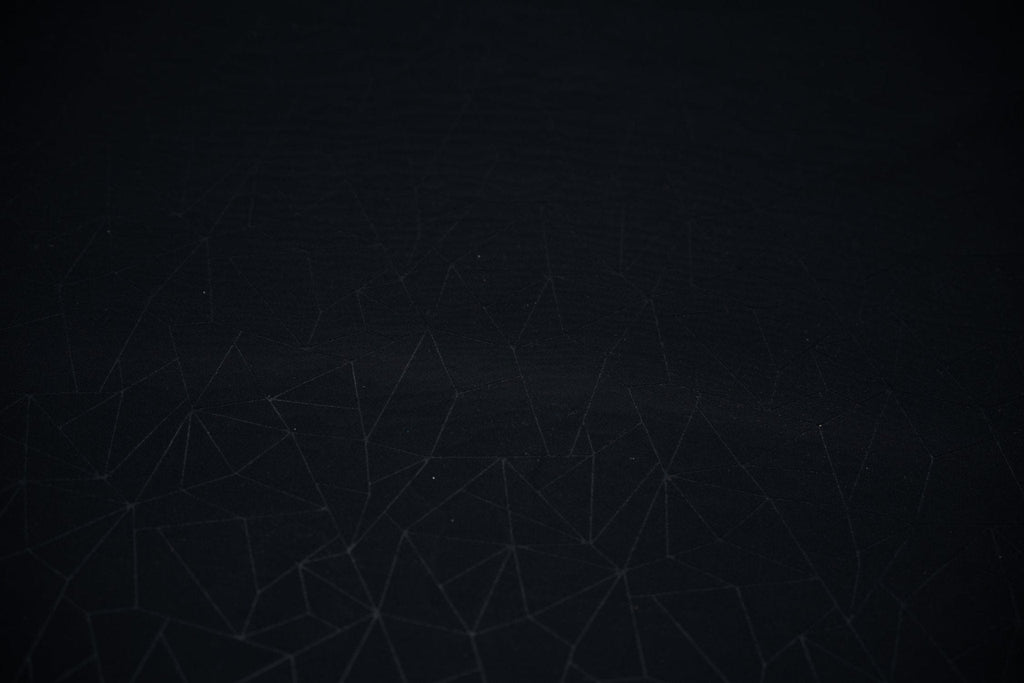 Geometric Embossed Matte Nylon Spandex Tricot Fabric | Blue Moon Fabrics