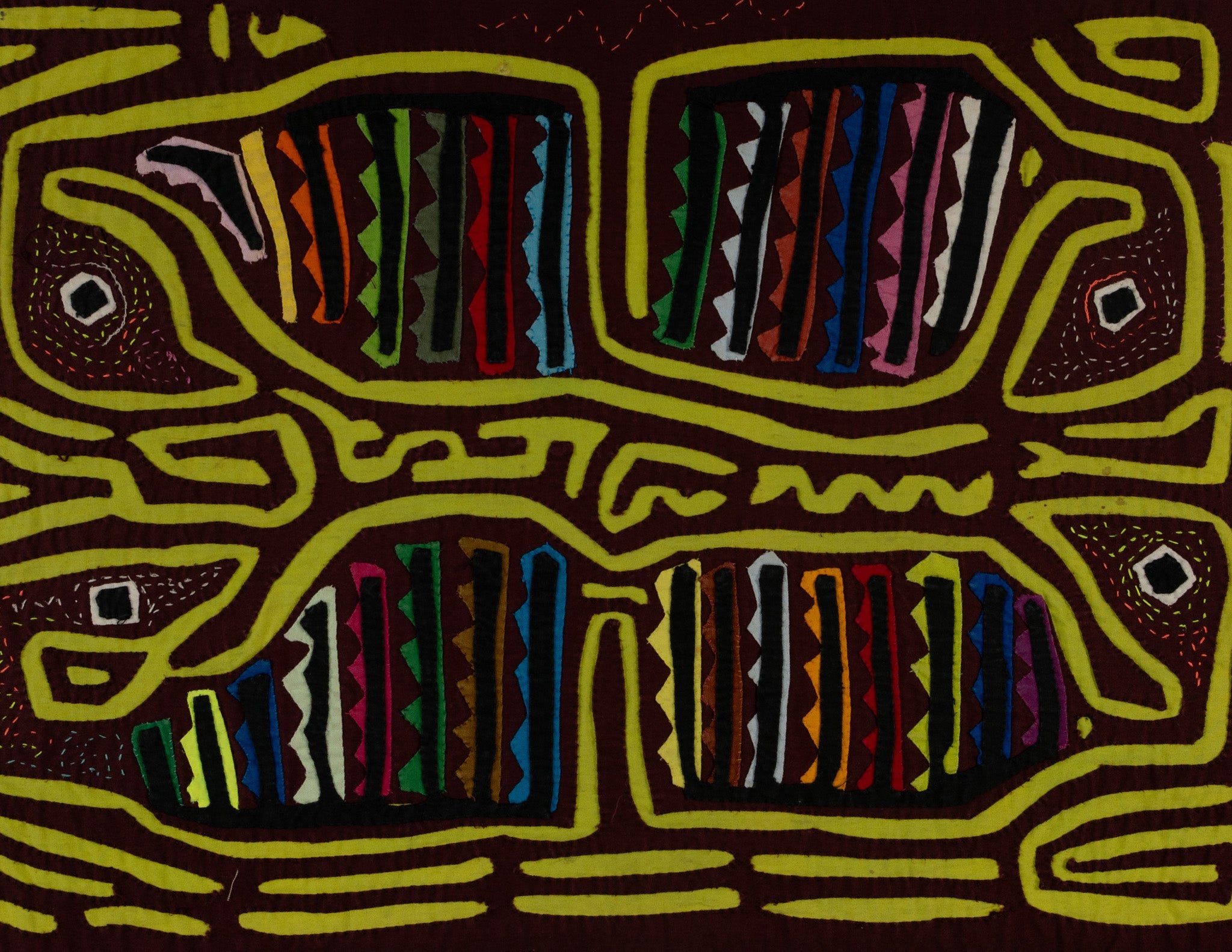 Maroon And Chartruce Weird Bird Mola