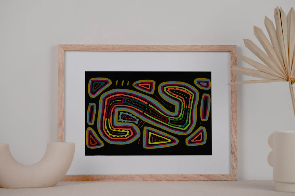 Rainbow Colors Classic Design Psychedelic Mola