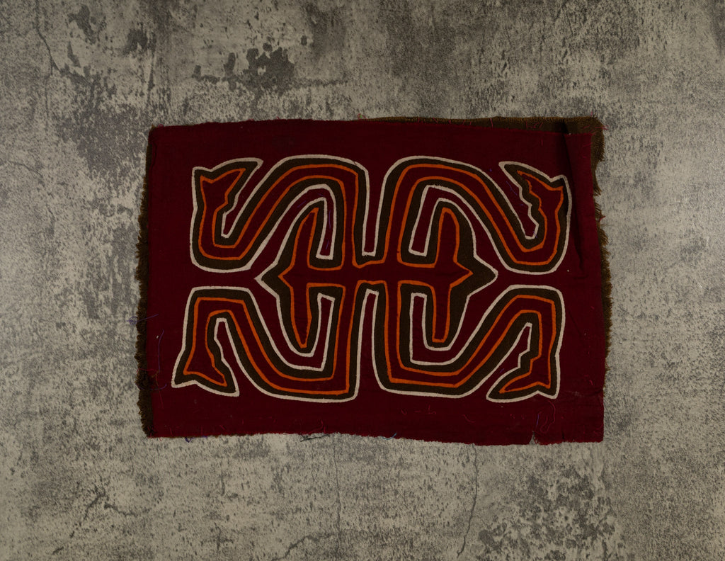 Maroon Classic Design Mola