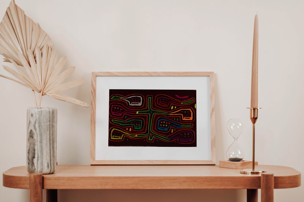 Maroon Smoking Pipe Mola