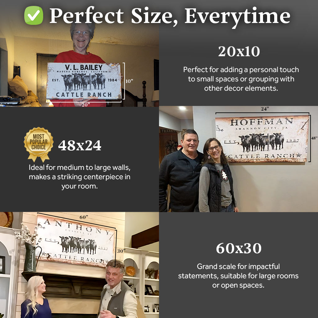 Cattle Ranch Sign