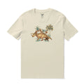 Camiseta hawaiana para hombre, camiseta reliquia prehistórica, cuello redondo, 100% algodón