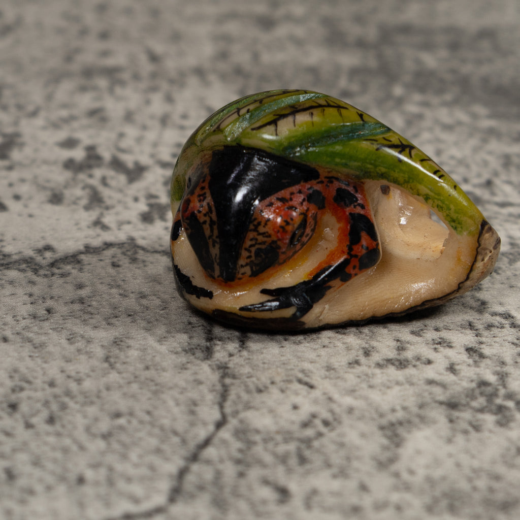 Strange Frog Tagua Carving