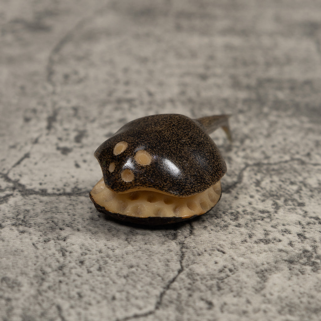Ocean Stingray Tagua Carving