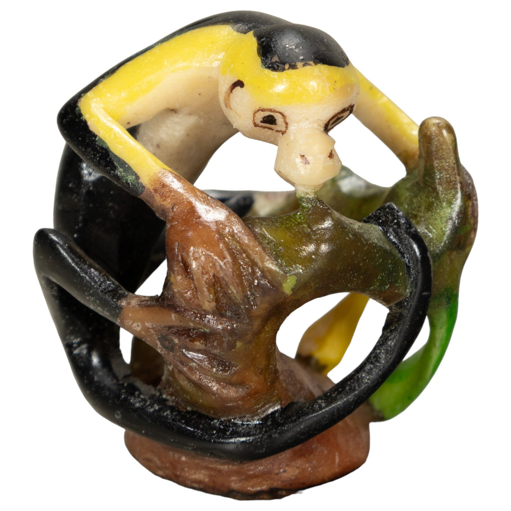 White Face Monkey Tagua Nut Carving