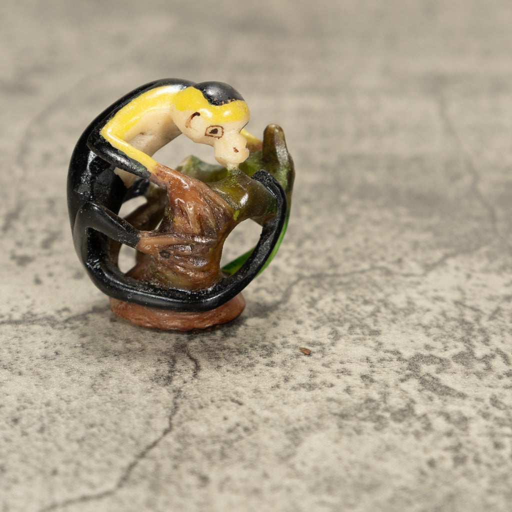 White Face Monkey Tagua Nut Carving