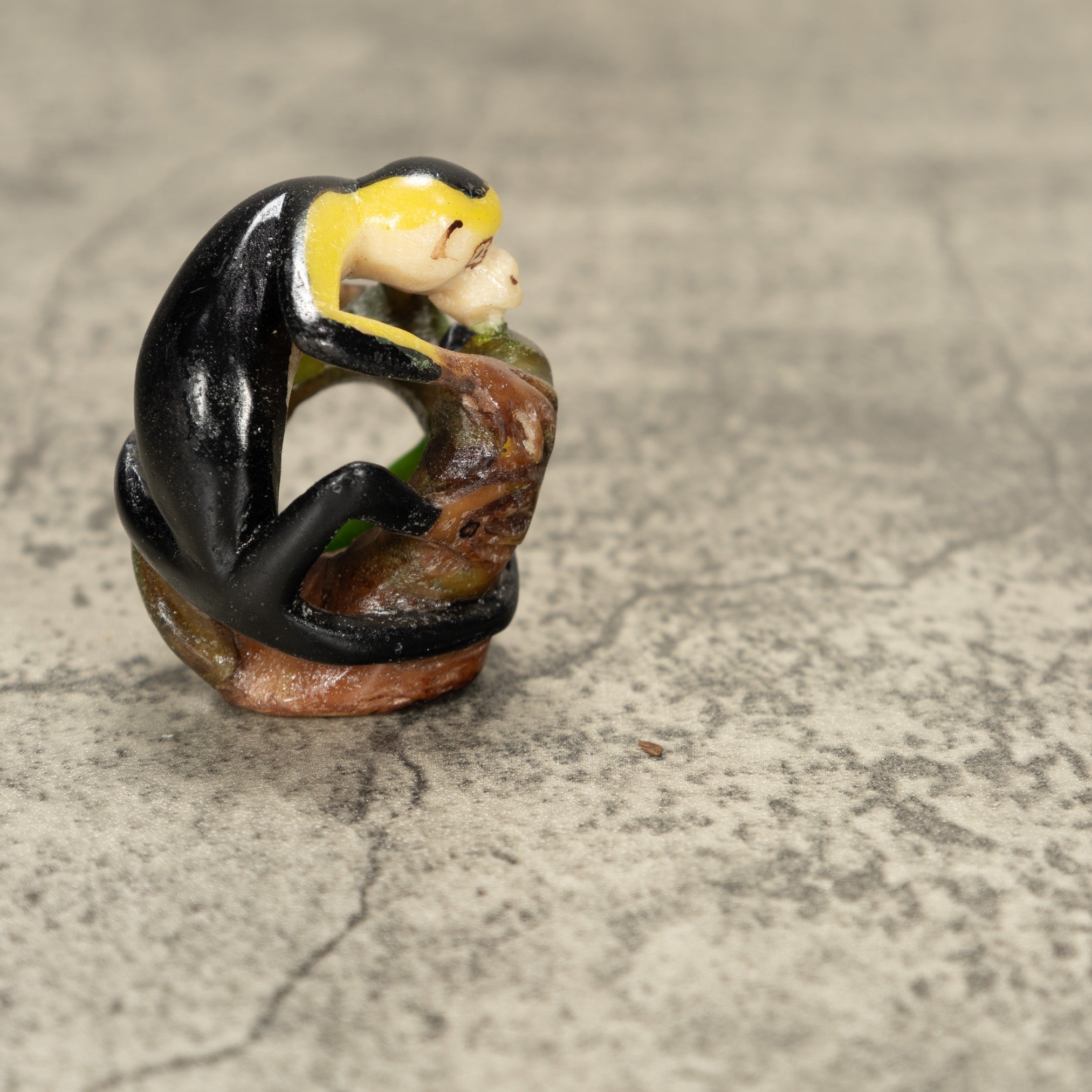 White Face Monkey Tagua Nut Carving