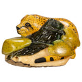 Ocelot Cat Tagua Nut Carving