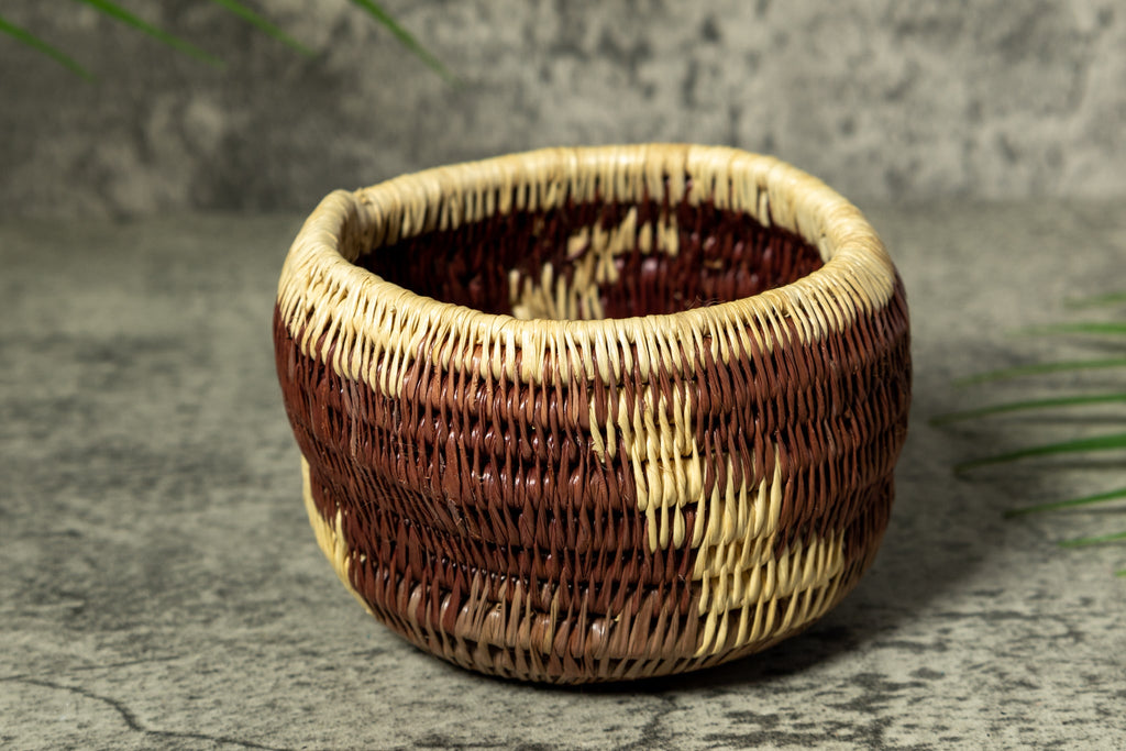 Ground Zig Zag Vintage Basket