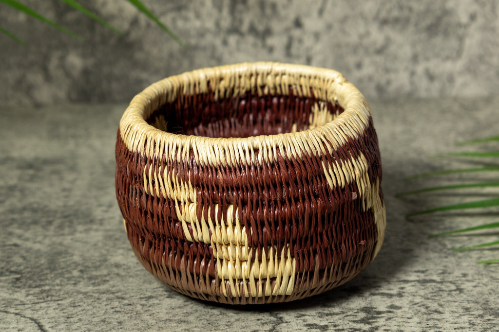 Ground Zig Zag Vintage Basket