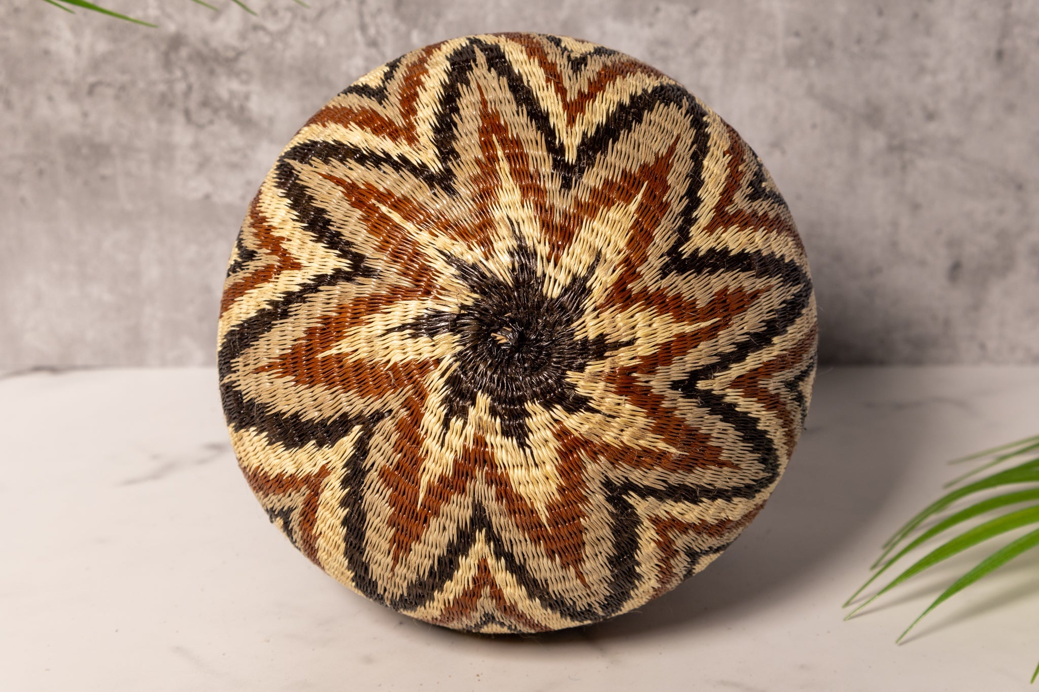 ZigZag Chevron Rainforest Basket