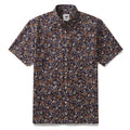 Camisa Hawaiana para Hombre Camisa Abotonada Garde de Manga Corta 100% Algodón