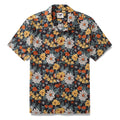 Camisa Hawaiana para Hombre Estampado Jardín Otoñal Cuello Camisero 100% Algodón