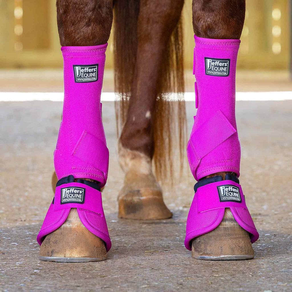 Jeffers Protective Horse Boots, Solid Colors